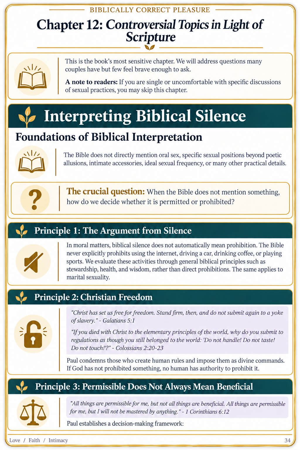 Infográfico bíblico com moldura dourada-4